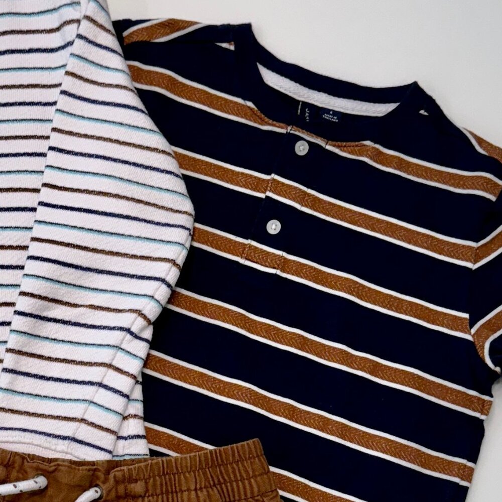 Janie & Jack Summer Henley Collection, Size 6 - Picture 3 of 7